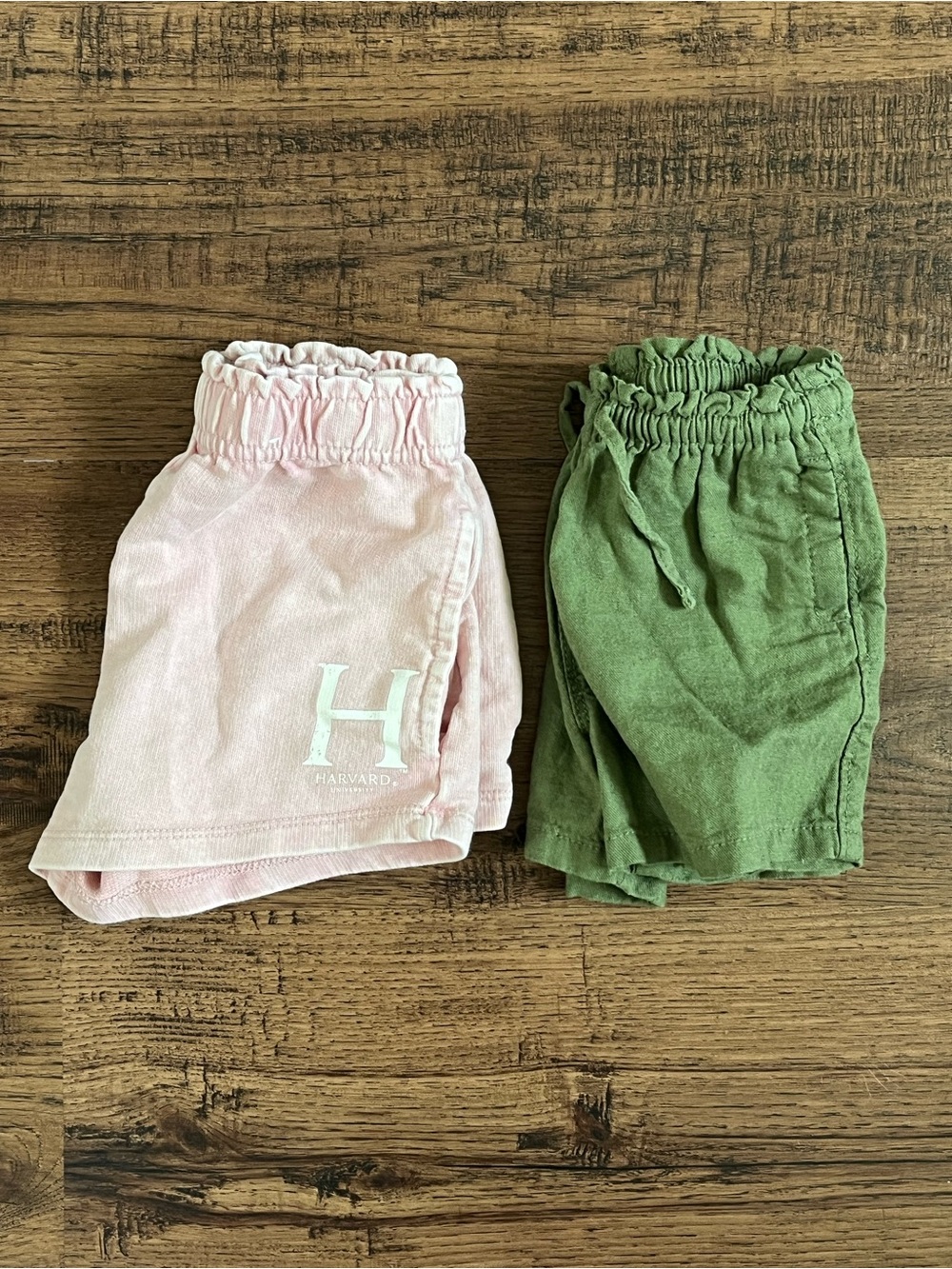 Lot Of 2 Toddler Shorts ‘Pink Green’ (size 2T)